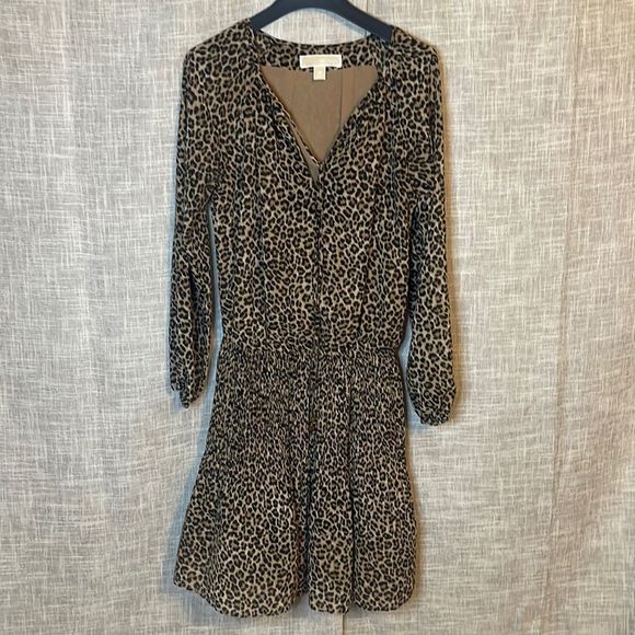 MICHAEL KORS leopard flowy dress - Picture 1 of 6